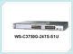 Interruptor manejado puerto del interruptor WS-C3750G-24TS-S1U 24 Gigabit Ethernet de Cisco