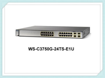 Interruptor de red de Cisco de la serie 3750g WS-C3750G-24TS-E1U con 24 puertos Gigabit