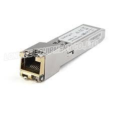 GLC - TE 1000BASE - T SFP Transceiver Module admite hasta 100m de longitud de enlace a través de una conexión de cobre a través de un conector RJ-45