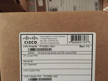 Módulo de alta densidad de la voz DSP de los módulos 192-Channel del router de PVDM3-192 Cisco