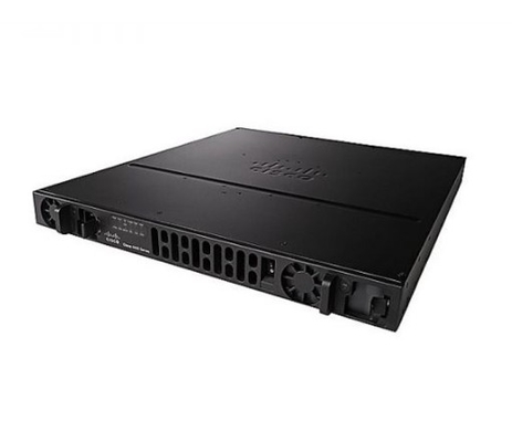 ISR4431-AX/K9 Transmisión del sistema de 500Mbps-1Gbps 4 puertos WAN/LAN 4 puertos SFP CPU multi-núcleo Seguridad de doble potencia