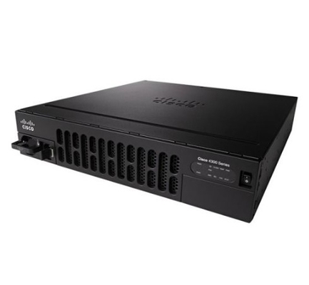 ISR4351-SEC/K9 200Mbps-400Mbps Transmisión del sistema 3 puertos WAN/LAN 3 puertos SFP CPU multi-núcleo 2 ranuras de módulo de servicio