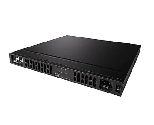 ISR4331-V/K9 100Mbps-300Mbps rendimiento del sistema 3 puertos WAN/LAN 2 puertos SFP multi-Core CPU 1 módulo de servicio