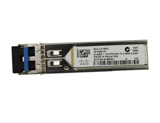 GLC-LH-SMD Compatible 1000BASE-LX/LH SFP 1310nm 10km Industrial DOM Duplex LC SMF Modulo de Transceptor