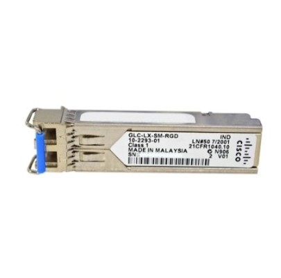 GLC-LX-SM-RGD Compatible con TAA Compatible 1000Base-LX Transceptor SFP (SMF 1310nm 10km DOM Rugged LC)