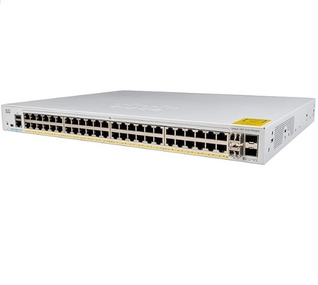 C1000-48P-4X-L Cisco Catalyst 1000 Switches 48x 10/100/1000 Puertos Ethernet PoE+ 370W 4x 10G SFP Uplinks