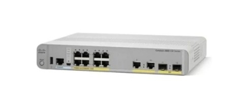 WS-C2960CX-8PC-L 8 puertos Gigabit Ethernet 8 salidas PoE + 124W PoE presupuesto 2 1G SFP y 2 1G Uplinks de cobre
