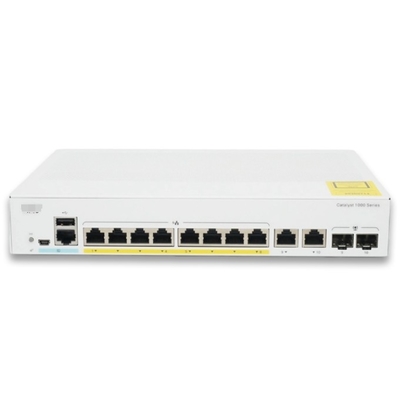C1200-8T-E-2G Cisco Switches 8x 10/100/1000 Puertos 2x Gigabit Copper/SFP Puertos combinados montables en bastidor