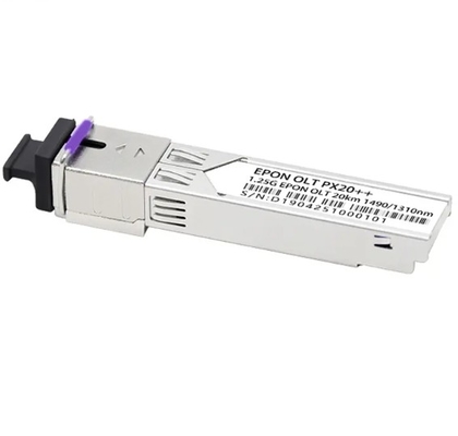 EPON OLT PX20+ 20km Tx 1490nm 1.25G Rx 1310nm 1.25G SFP Conector de receptores SC/UPC con factor de forma