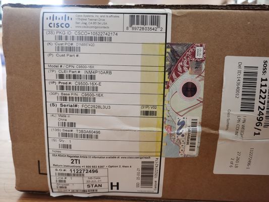 Cisco Catalyst C9500-16X-E 16 puertos 10G SFP+ Switch de núcleo (necesidades básicas de la red)
