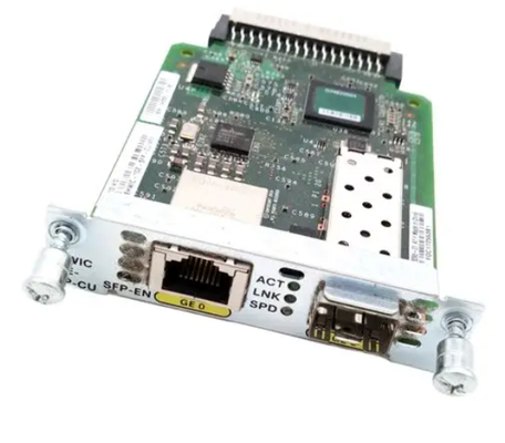 Cisco EHWIC-1GE-SFP-CU 1 puerto Gigabit Ethernet HWIC con ranura SFP