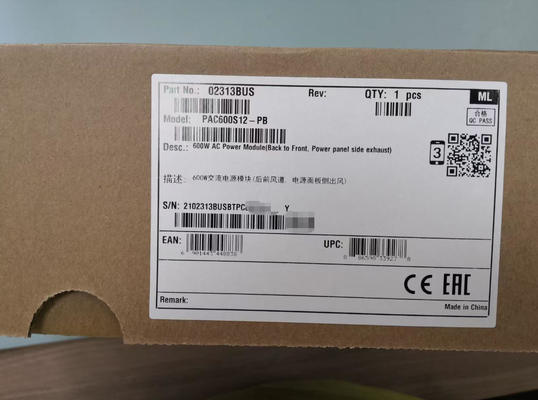 Se trata de un paquete de seguridad.
Módulo de alimentación de corriente alterna de 600 W (después de la vía aérea delantera, toma lateral del panel de alimentación)