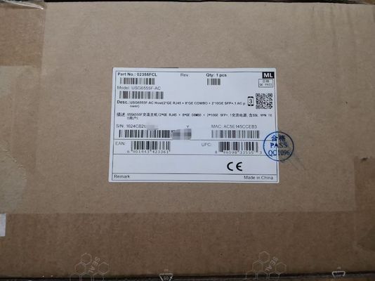 USG6555F-AC Huawei USG6555F-AC Firewall USG6555F AC Host (2*GE RJ45 + 8*GE COMBO + 2*10GE SFP+, 1 fuente de alimentación de CA)