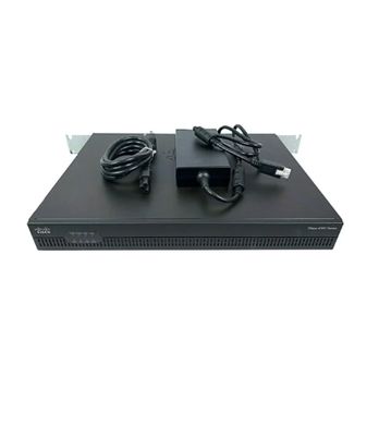 ISR4321-SEC/K9 ISR 4321 con 2 GE integrados, 2 ranuras NIM, 1 ranura ISC, 4 GB de memoria Flash por defecto, 4 GB de DRAM por defecto