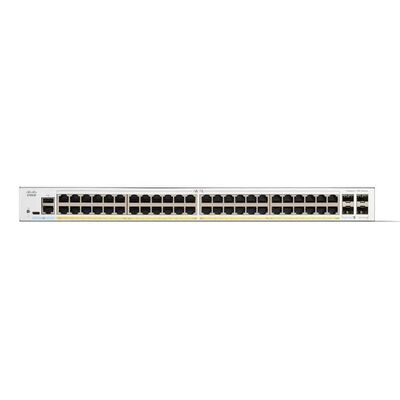 Conmutador PoE administrado Cisco C1300-48P-4G | Conmutador de red Gigabit Layer 3 de 48 puertos con 4 enlaces ascendentes SFP