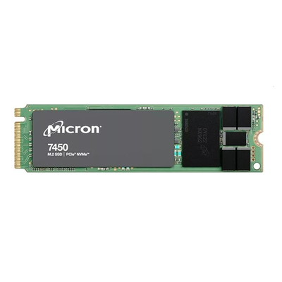 Micron MTFDKBA800TFS-1BC1ZABYY 800GB NVMe PCIe Gen4 M.2 SSD | Unidad de estado sólido para centro de datos empresarial 7450 MAX