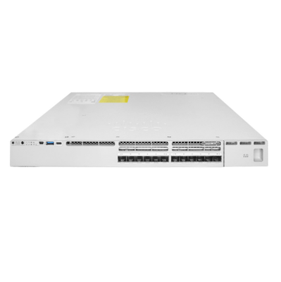 C9300X 12Y A viene con 12 puertos de 25G/10G/1G SFP28 y Uplinks modulares