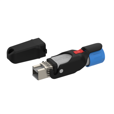 KIT DE ENCHUFE OCTIS SFP/SFP+ con juego de casquillos de goma OCTI117500 | Kit de conector de fibra óptica resistente