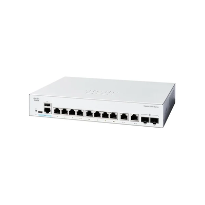 Conmutador Gigabit PoE+ de 8 puertos Cisco C1200-8P-E-2G Catalyst 1200