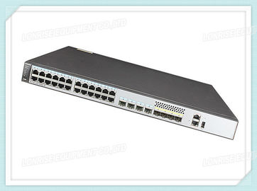El PoE del interruptor de red de S5720-28X-PWR-SI-AC Huawei 24 x 10/100/1000 vira hacia el lado de babor, 4x10G SFP+