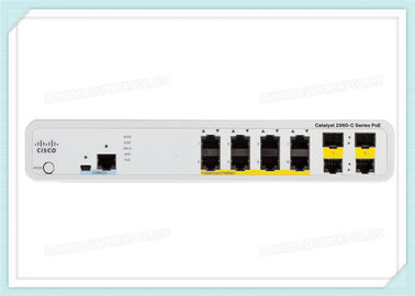 El interruptor WS-C2960C-8PC-L del catalizador 2960 de Cisco ayuna Ethernet - Gigabit Ethernet